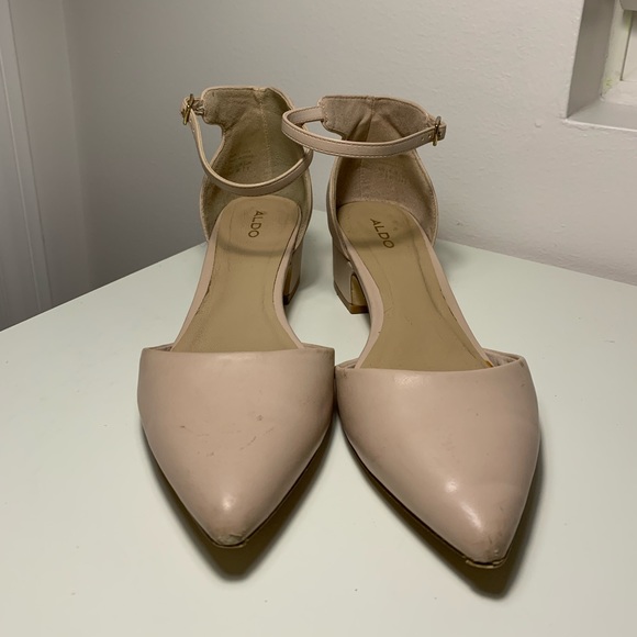 Aldo Nude Zulian Block Heels - Picture 3 of 4